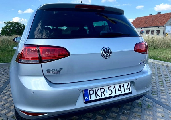 Volkswagen Golf cena 52000 przebieg: 130000, rok produkcji 2016 z Krotoszyn małe 326